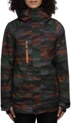 686 Women's GLCR GORE-TEX Willow Insulated Jacket - red clay waterland camo