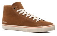 Emerica Omen High Top Skate Shoes - distressed wash