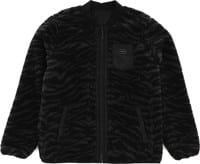 Volcom Women's Reversible Polar Jacket - white tiger