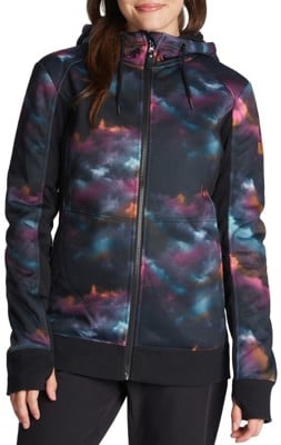 Roxy Women's Frost Printed Hoodie - true black pensine - view large