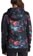 Roxy Women's Frost Printed Hoodie - true black pensine - reverse