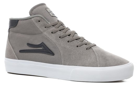Lakai Flaco II Mid Skate Shoes - grey/navy suede - view large