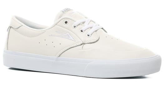 Lakai Riley 3 Skate Shoes - white leather - view large