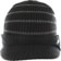 Autumn Visor Beanie - black stripe - front