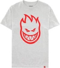 Spitfire Bighead T-Shirt - ash/red print