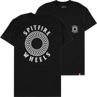 Spitfire Hollow Classic Pocket T-Shirt - black/silver fleck
