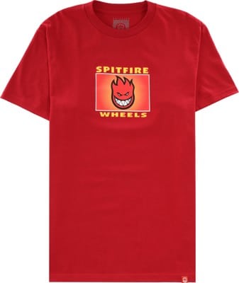 Spitfire Spitfire Label T-Shirt - cardinal/multi-colored - view large