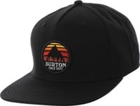 Burton Underhill Snapback Hat - true black
