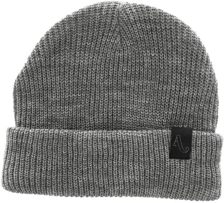 Autumn Simple Beanie - heather grey v1 - view large