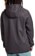 Burton Crown Weatherproof Fleece Full Zip Hoodie (Closeout) - true black heather - reverse