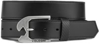 Volcom Skully Leather Belt - black