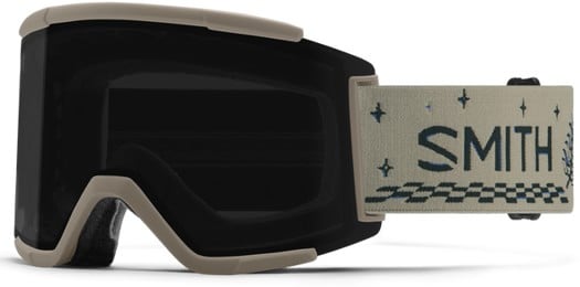 Smith Squad XL ChromaPop Goggles + Bonus Lens - limestone vibes/sun black lens + storm rose flash lens - view large