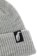 Crab Grab Claw Label Beanie - heather grey - detail