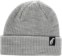 Crab Grab Claw Label Beanie - heather grey