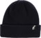 Crab Grab Claw Label Beanie - navy