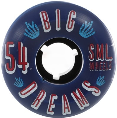 Sml. Succulent Cruisers Skateboard Wheels - blue dreams (92a) - view large