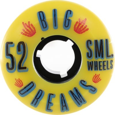 Sml. Succulent Cruisers Skateboard Wheels - mellow yellow (92a) - view large