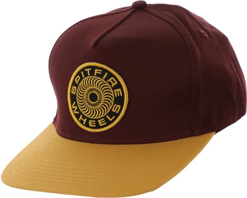 Spitfire Classic 87' Swirl Snapback Hat - brown/gold/black - view large