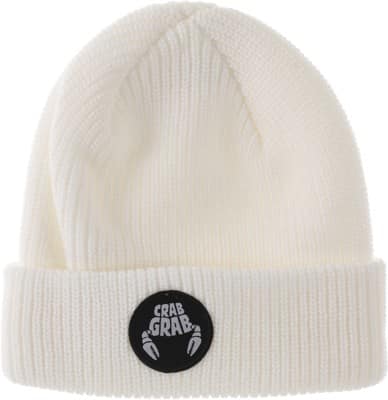 Crab Grab Circle Patch Beanie - white - view large