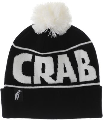 Crab Grab Pom Beanie - black/white - view large