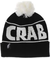 Crab Grab Pom Beanie - black/white