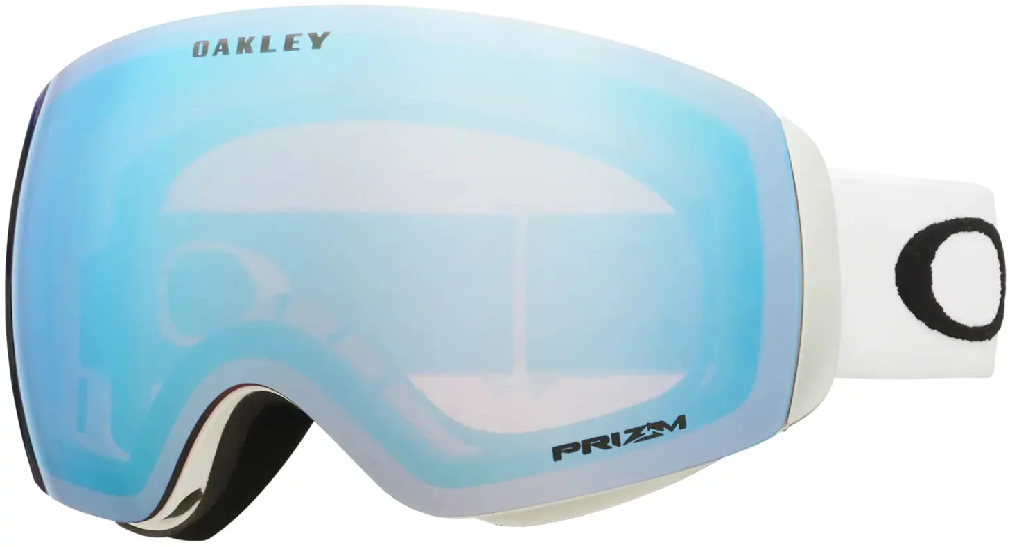 Frem Bukser Autonom Oakley Flight Deck M Goggles - matte white/prizm sapphire iridium lens -  Free Shipping | Tactics