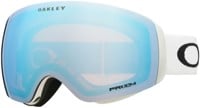 Oakley Flight Deck M Goggles - matte white/prizm sapphire iridium lens