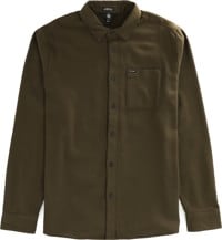 Volcom Caden Solid Flannel Shirt - wren