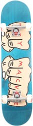 Toy Machine Fists 7.75 Complete Skateboard - teal