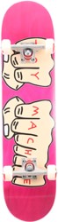 Toy Machine Fists 7.375 Mini Complete Skateboard - pink