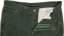 Passport Diggers Club Pants - olive - open