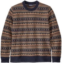 Patagonia Recycled Wool Sweater - cottage isle small: new navy