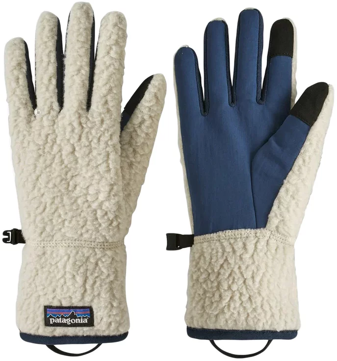 retro pile gloves patagonia