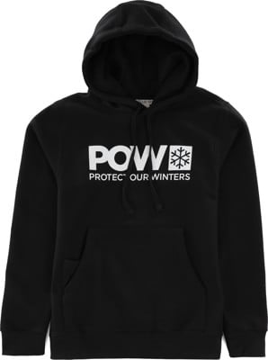 Protect Our Winters POW Logo Water-Repellent Hoodie - black - view large
