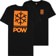 Protect Our Winters POW Stacked Logo T-Shirt - black