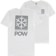 Protect Our Winters POW Stacked Logo T-Shirt - white