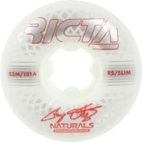 Ricta Ortiz Pro Reflective Naturals Slim Skateboard Wheels - white (101a)