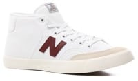 New Balance Numeric 213 Mid Skate Shoes - white/burgundy