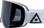 Ashbury Sonic Goggles + Bonus Lens - white triangle/dark smoke lens + yellow lens - strap