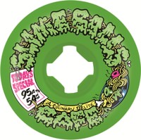 Slime Balls Double Take Cafe Vomit Mini Skateboard Wheels - green (95a)