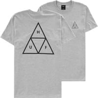 HUF Essentials Triple Triangle T-Shirt - grey heather