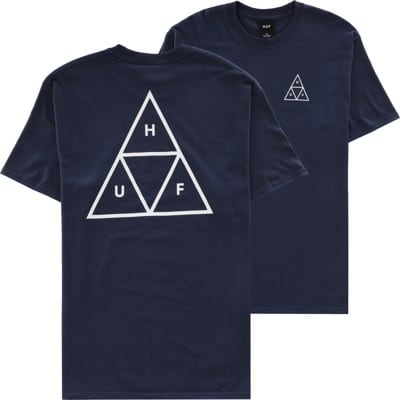 HUF Essentials Triple Triangle T-Shirt - navy - view large