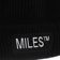 Miles Logo Beanie - black - detail