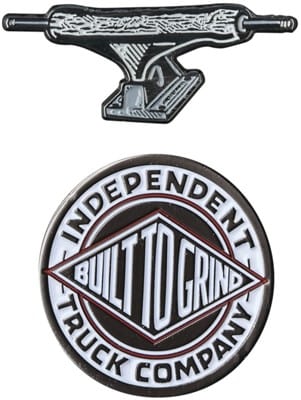Independent BTG Pin Set - black/white/red - view large