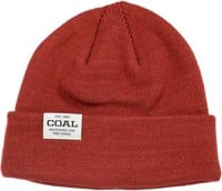 Coal Uniform Low Beanie - red clay