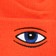 Toy Machine Sect Eye Dock Beanie - orange - detail
