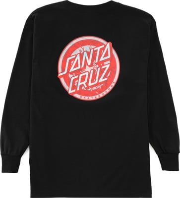 Santa Cruz Kids Decoder Roskopp L/S T-Shirt - black - reverse - view large
