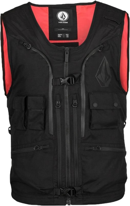 volcom iguchi slack vest / backpack - black l