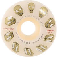Dial Tone Wheel Co. Thompson Skrell & Bones Standard Skateboard Wheels - white (101a)