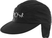 Polar Skate Co. Flap Strapback Hat - black